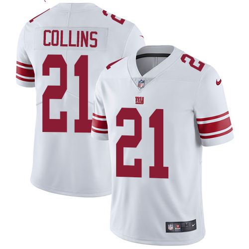 Nike Giants #21 Landon Collins White Men's Stitched NFL Vapor Untouchable Limited Jersey - Click Image to Close